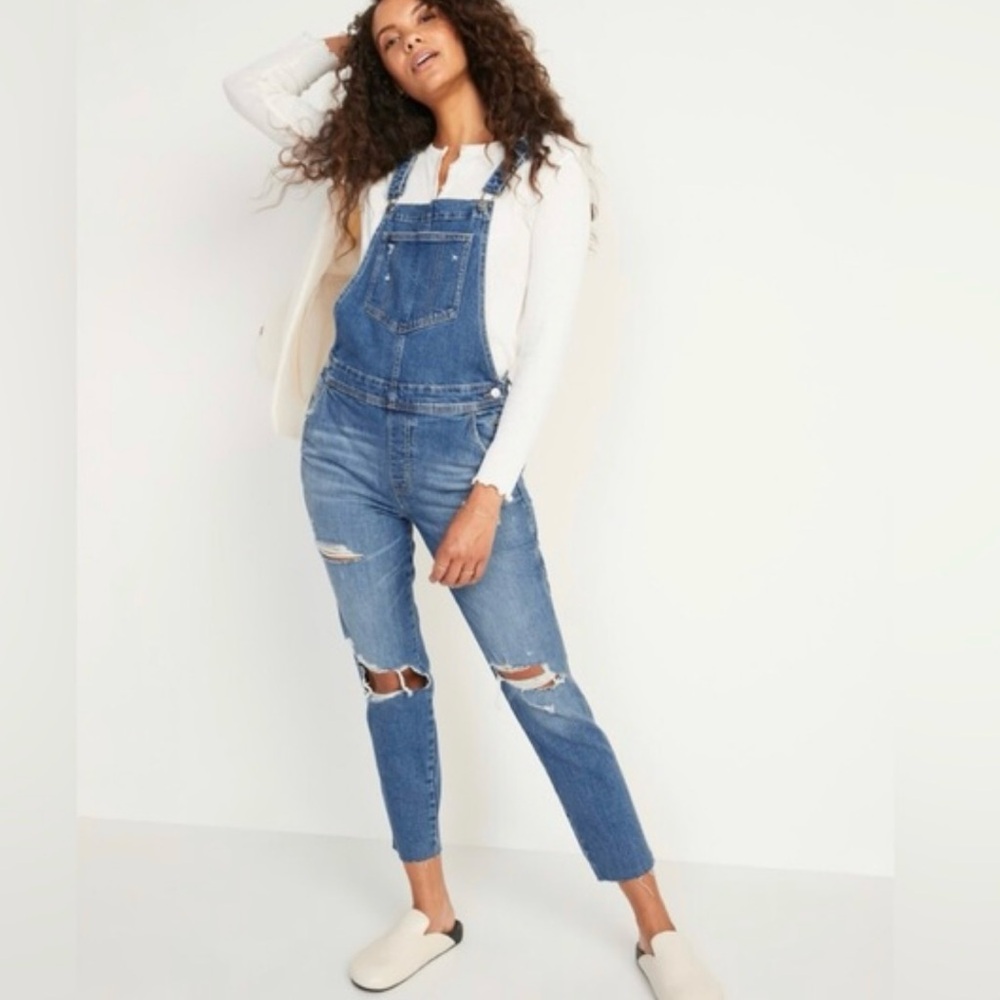 Old Navy Blue Women Jeans Overalls